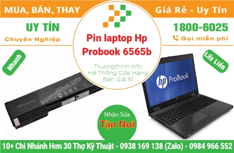 Thay Pin Laptop Hp Probook 6565b