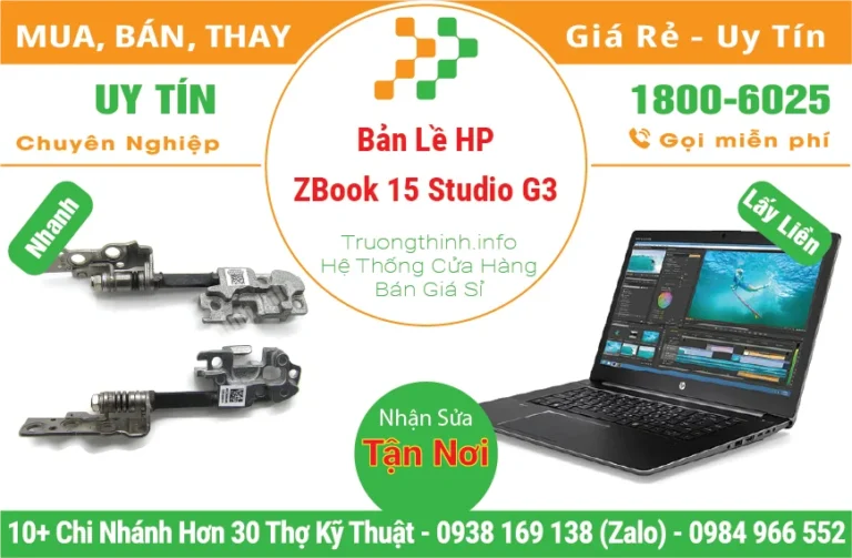 Thay Bản Lề Laptop HP ZBook 15 Studio G3