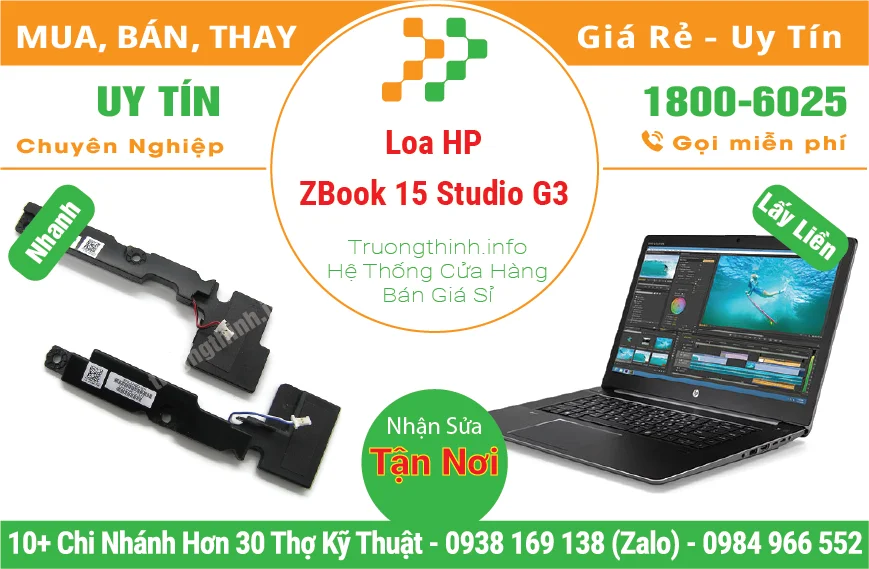 Thay Loa Laptop HP ZBook 15 Studio G3