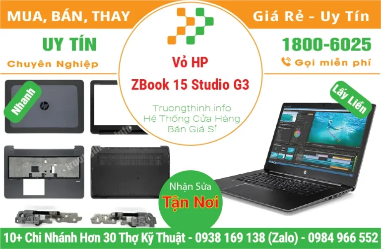Thay Vỏ Laptop HP ZBook 15 Studio G3