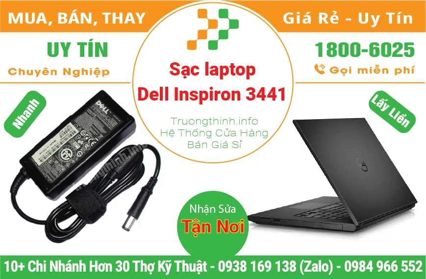 Sạc Laptop Dell Inspiron 3441