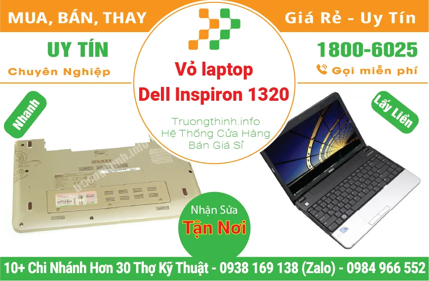 Thay Vỏ Laptop Dell Inspiron 1320