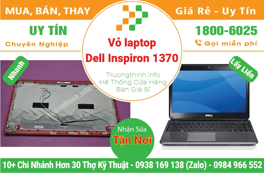 Thay Vỏ Laptop Dell Inspiron 1370