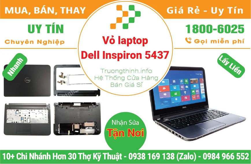 Thay Vỏ Laptop Dell Inspiron 14R 5437