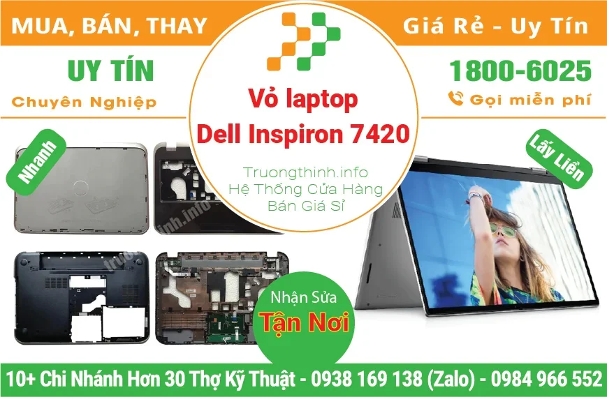 Thay Vỏ Laptop Dell Inspiron 14R 7420