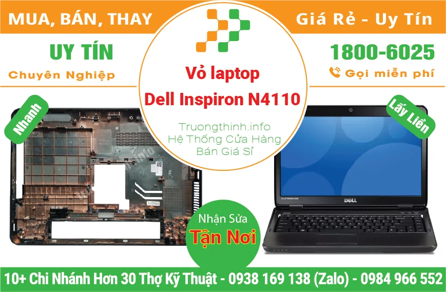 Vỏ Laptop Dell Inspiron 14R N4110