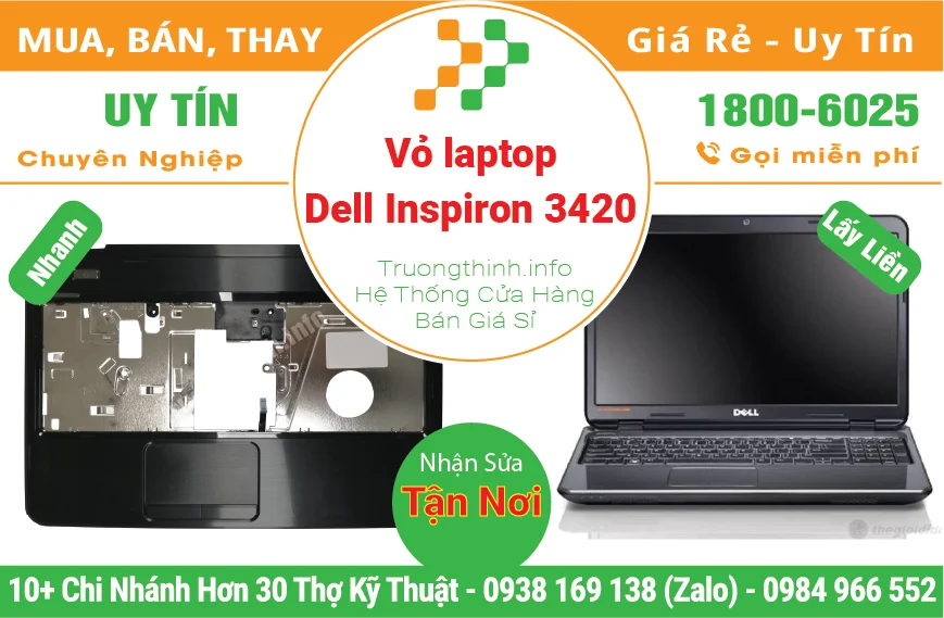 Vỏ Laptop Dell Inspiron 3420