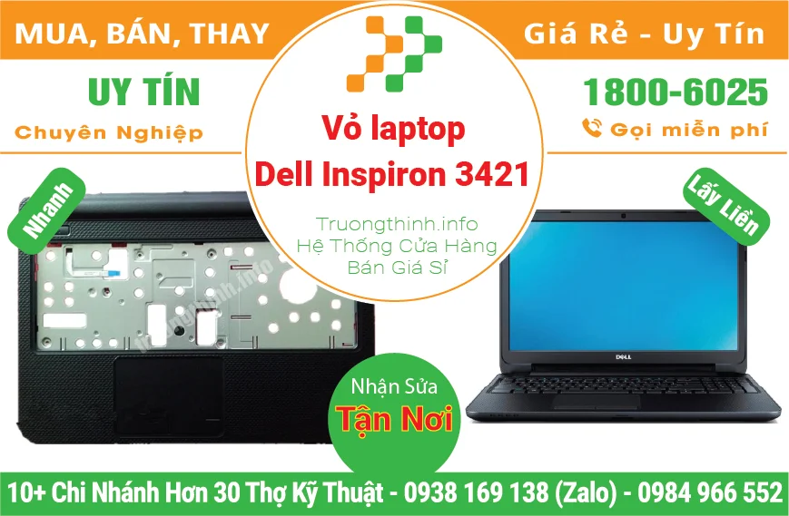 Thay Vỏ Laptop Dell Inspiron 3421