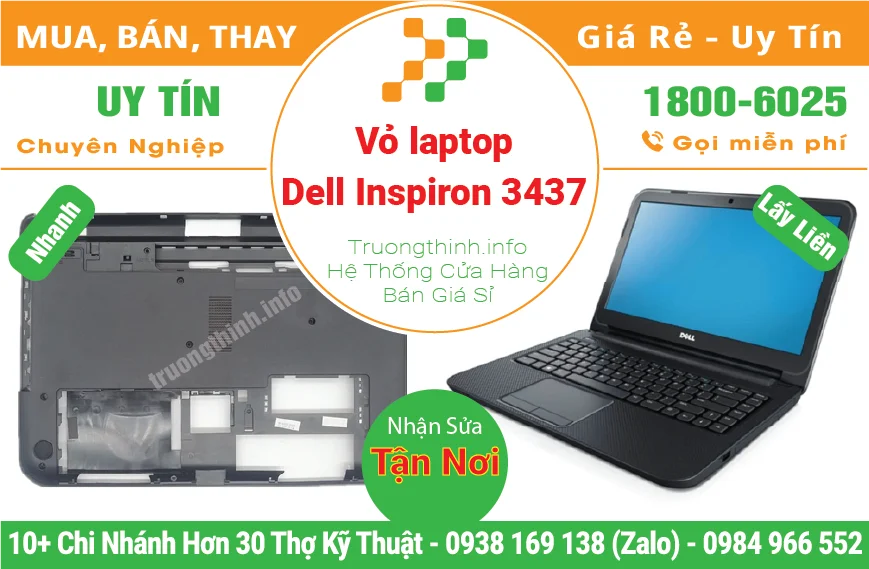 Thay Vỏ Laptop Dell Inspiron 3437