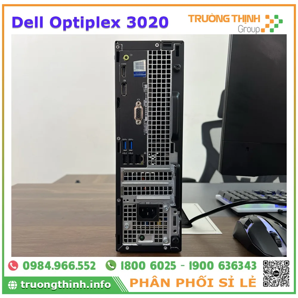 Mặt sau Dell Optiplex 3020 SFF | Vi Tính Trường Thịnh