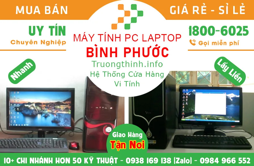 Bán máy tính PC laptop ở Bình Phước