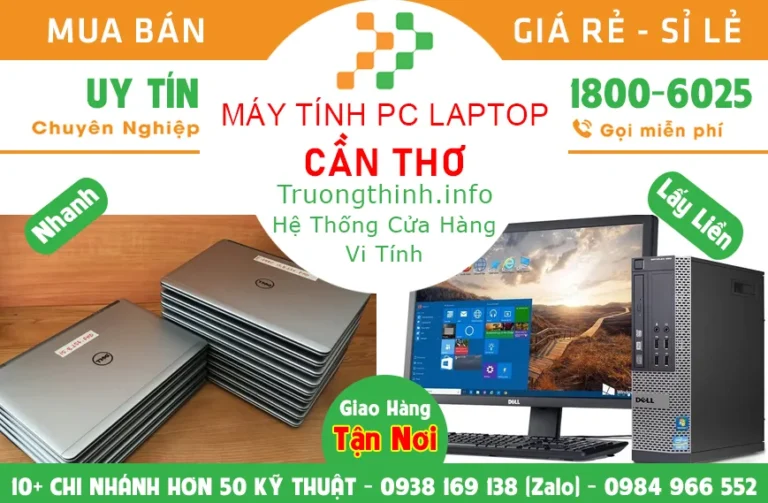 Bán máy tính PC laptop ở Cần Thơ