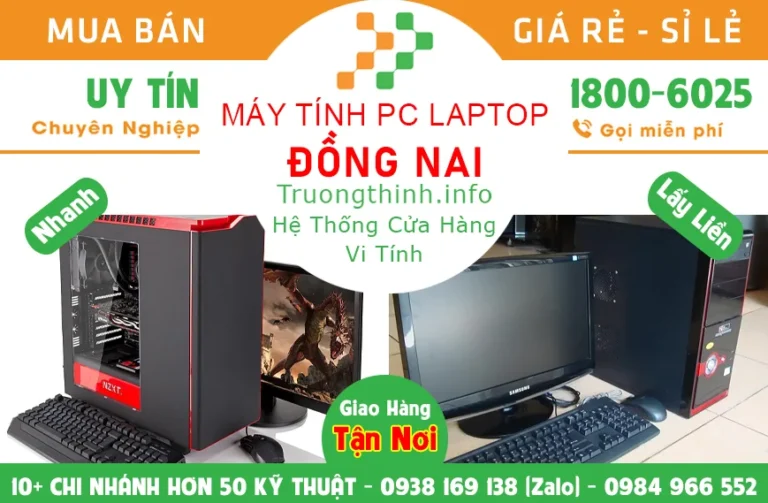 Bán máy tính PC laptop ở Đồng Nai