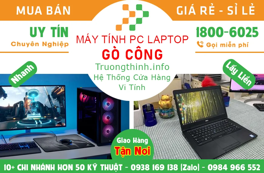 Bán máy tính PC laptop ở Gò Công
