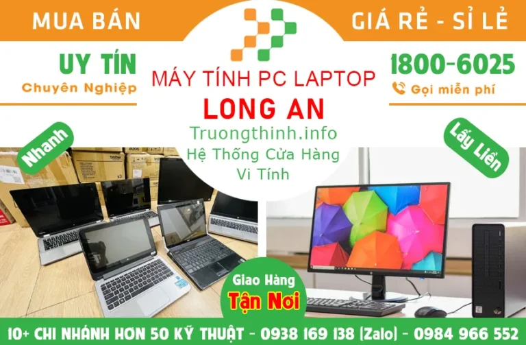 Bán máy tính PC laptop ở Long An