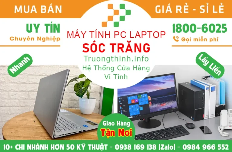 Bán máy tính PC laptop ở Sóc Trăng