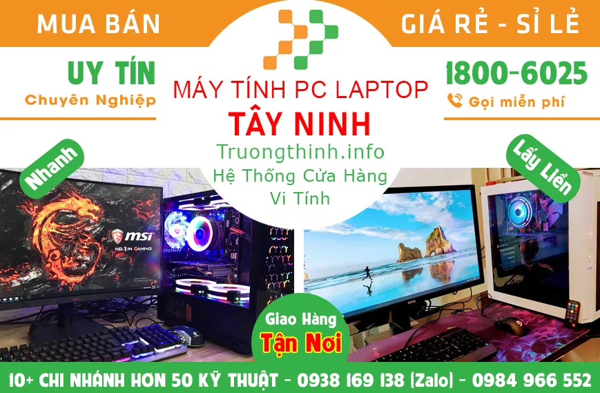 Bán máy tính PC laptop ở Tây Ninh