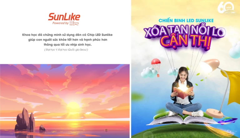 Đèn bàn học chống cận Rạng Đông - Bảo vệ thị lực khỏe mạnh