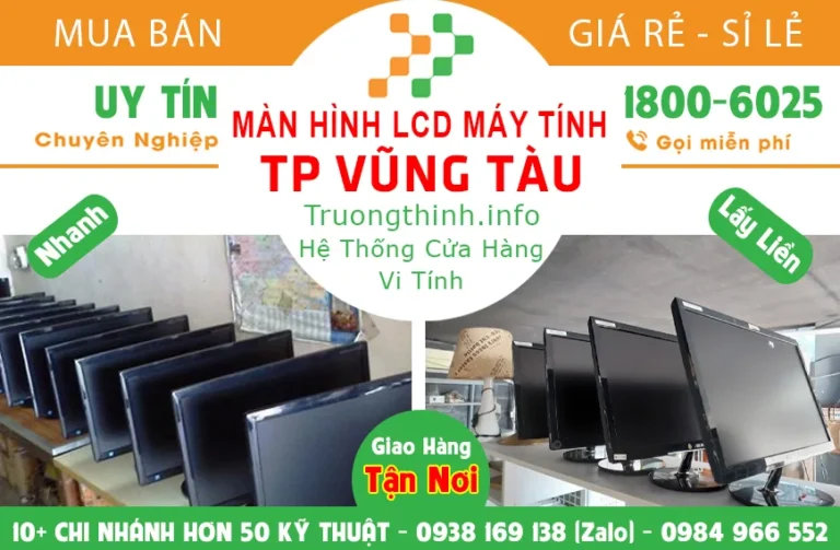 Màn Hình Máy Tính Cũ Giá Rẻ Vũng Tàu