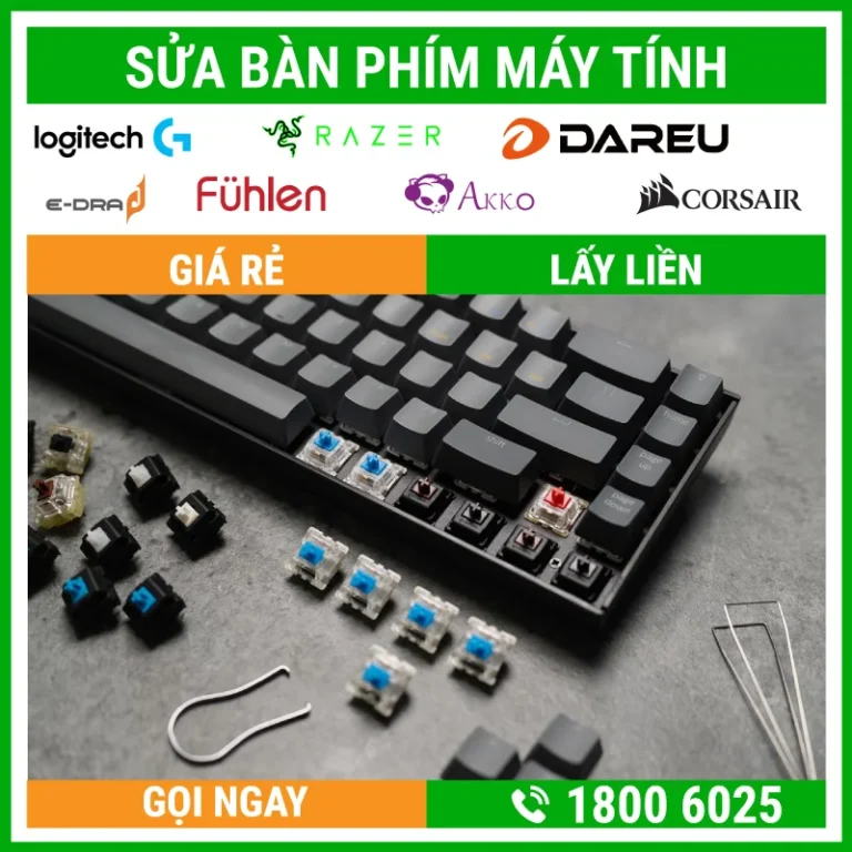 Địa Chỉ Sửa Bàn Phím Cơ Giá Rẻ Tại TPHCM