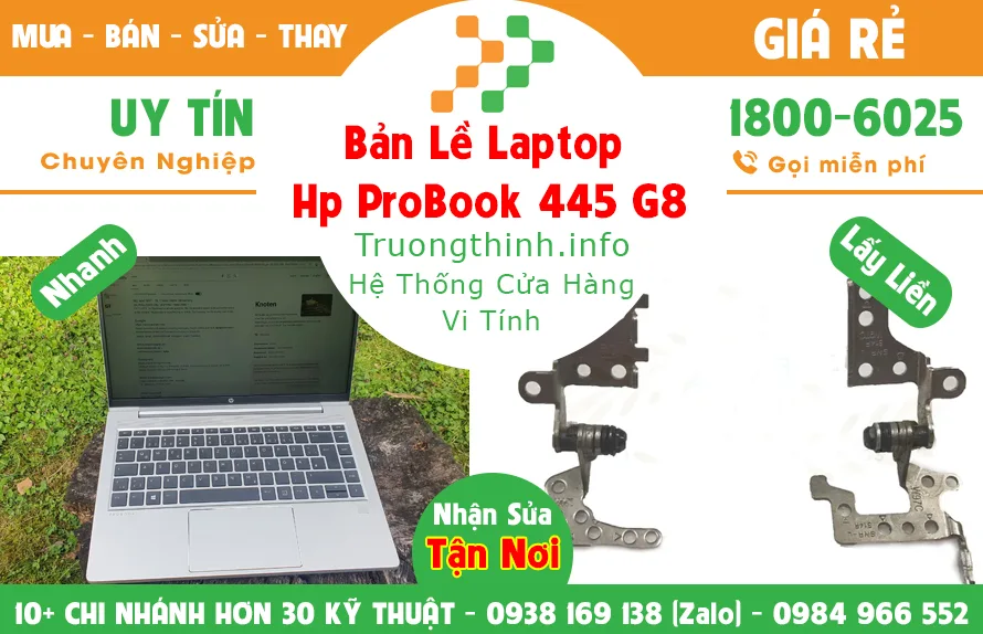 Mua Bán Bản Lề Laptop Hp probook 445 G8 | Vi Tính Trường Thịnh