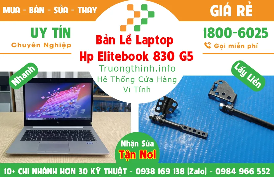 Mua Bán Bản Lề Laptop Hp Elitebook 830 G5 | Vi Tính Trường Thịnh