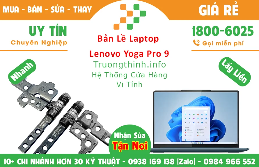 Thay Bản lề Laptop Lenovo Yoga 3