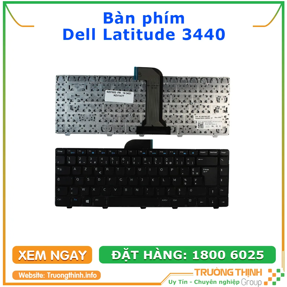 Bàn phím Laptop Dell Latitude 5340 Thay Lấy Ngay | Vi Tính Trường Thịnh