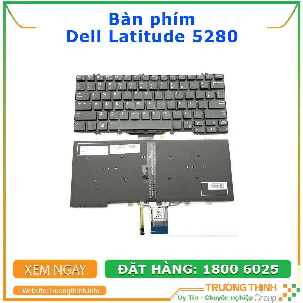 Bàn phím Laptop Dell Latitude 5280 Thay Lấy Ngay | Vi Tính Trường Thịnh Bàn phím Laptop Dell Latitude 5280 Thay Lấy Ngay | Vi Tính Trường Thịnh