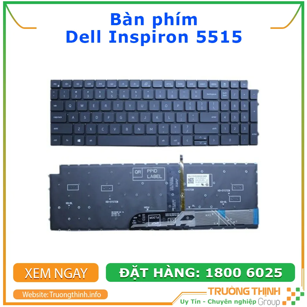 Bàn phím Laptop Dell Inspiron 5515 Thay Lấy Ngay | Vi Tính Trường Thịnh