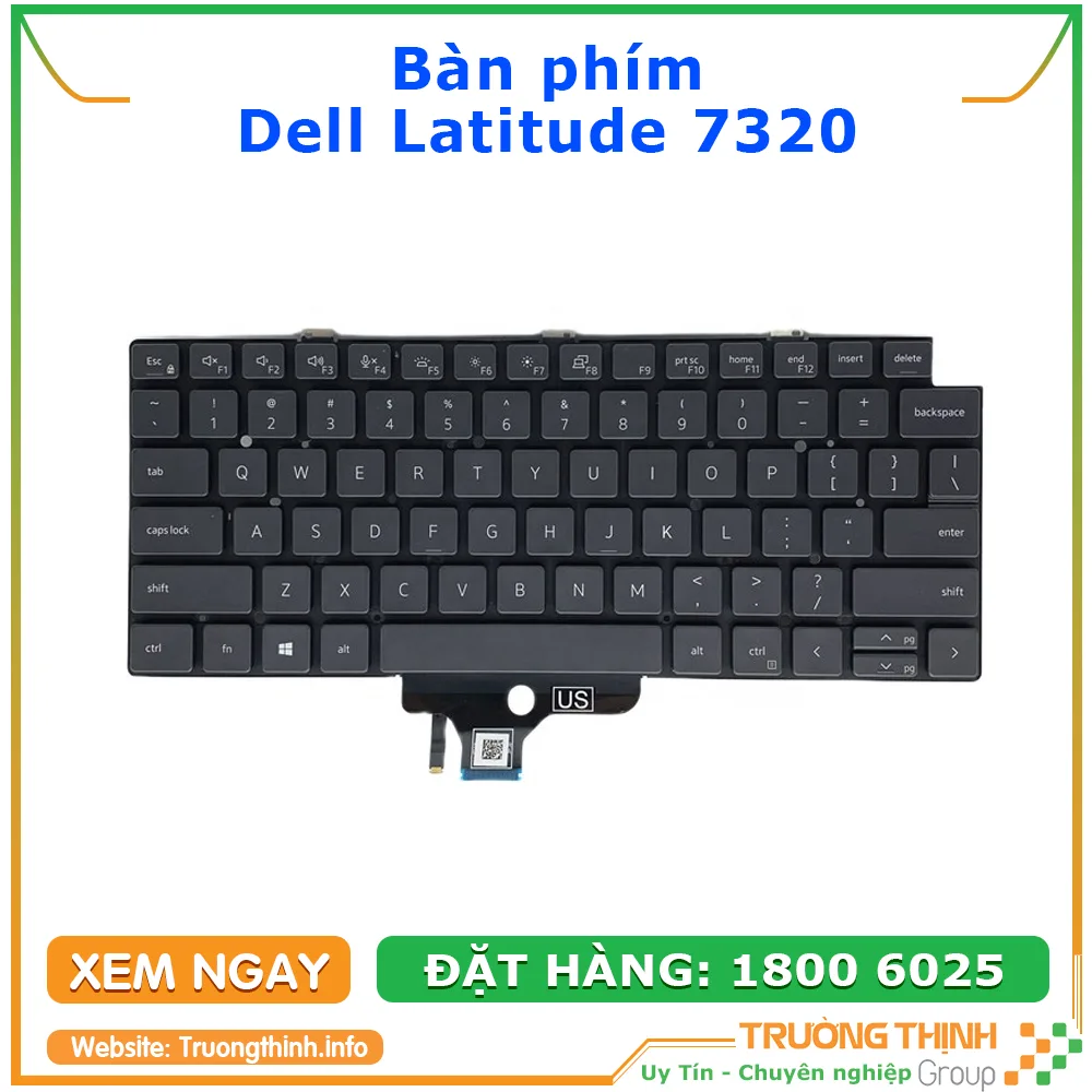 Bàn phím Laptop Dell Latitude 7320 Thay Lấy Ngay | Vi Tính Trường Thịnh Bàn phím Laptop Dell Latitude 7320 Thay Lấy Ngay | Vi Tính Trường Thịnh