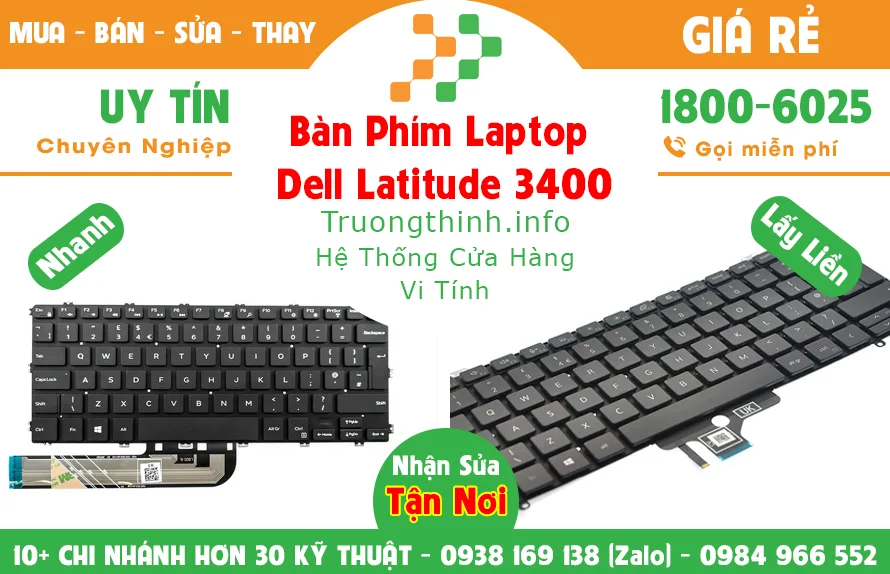 Bàn Phím Laptop Dell Precision 3400 Giá Rẻ | Vi Tính Trường Thịnh