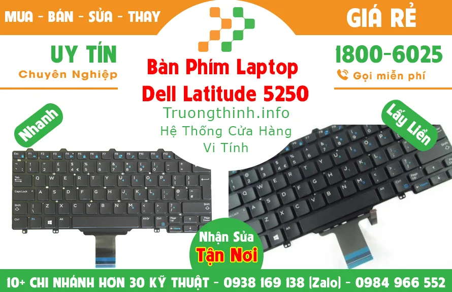 Bàn Phím Laptop Dell Precision 5250 Giá Rẻ | Vi Tính Trường Thịnh