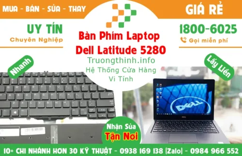 Bàn Phím Laptop Dell Latitude 5280