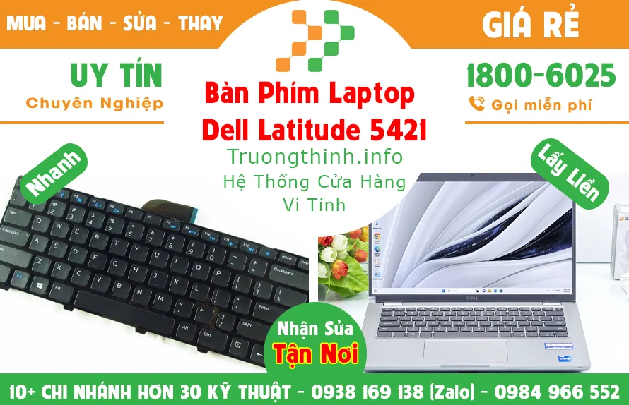 Bàn Phím Laptop Dell Latitude 5421 Giá Rẻ | Vi Tính Trường Thịnh