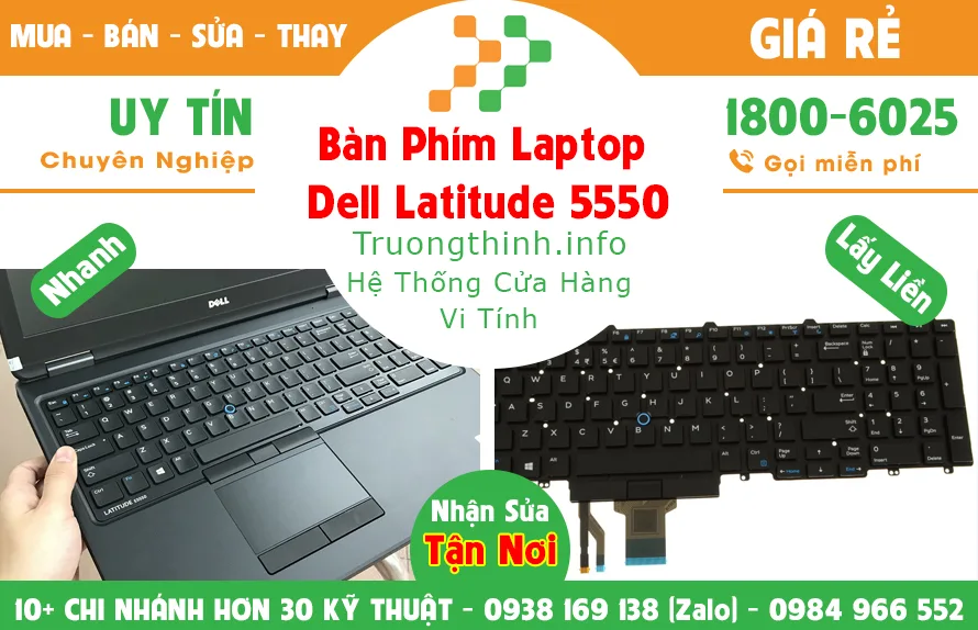 Bàn Phím Laptop Dell Precision 5550 Giá Rẻ | Vi Tính Trường Thịnh