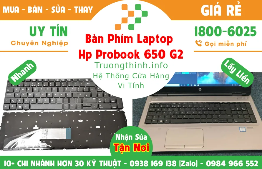 Mua Bán Bàn Phím Laptop Hp probook 650 G2 Giá Rẻ | Vi Tính Trường Thịnh