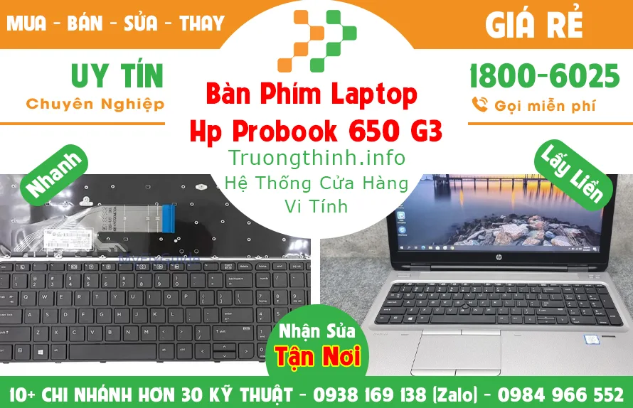 Mua Bán Bàn Phím Laptop Hp probook 650 G3 Giá Rẻ | Vi Tính Trường Thịnh