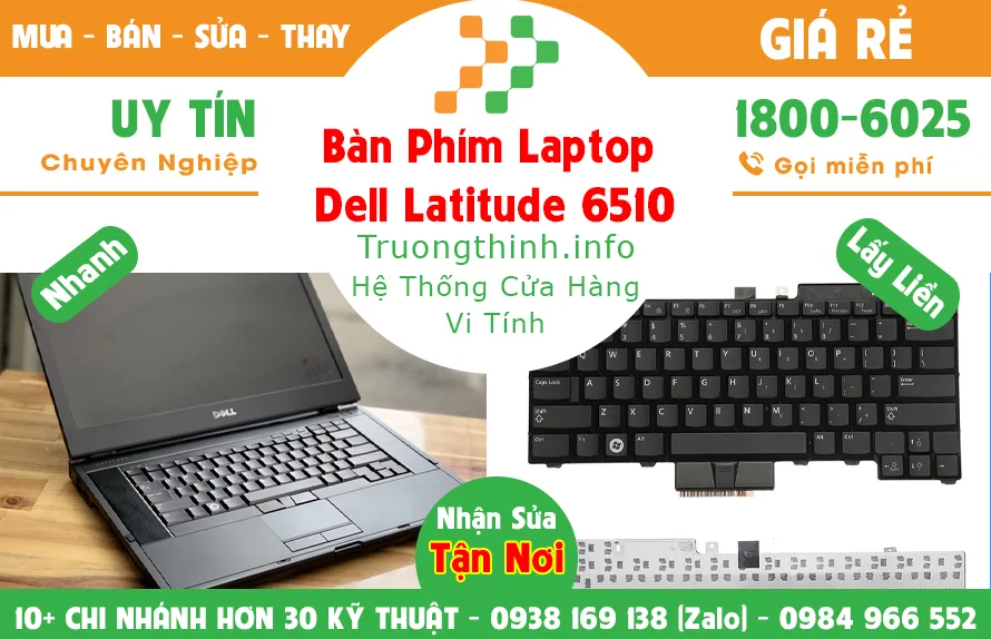 Bàn Phím Laptop Dell Precision 6510 Giá Rẻ | Vi Tính Trường Thịnh