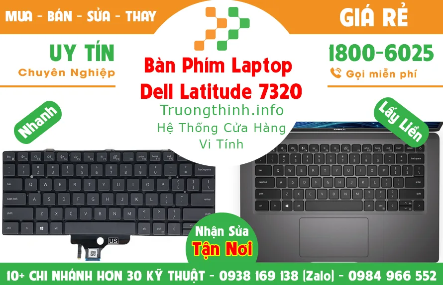Bàn Phím Laptop Dell Latitude 7320 Giá Rẻ | Vi Tính Trường Thịnh Bàn Phím Laptop Dell Latitude 7320 Giá Rẻ | Vi Tính Trường Thịnh