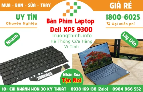 Bàn Phím Laptop Dell XPS 9300