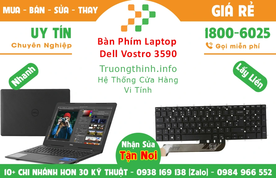 Bán Bàn Phím Laptop Dell Vostro 3 Chính Hãng Giá Rẻ