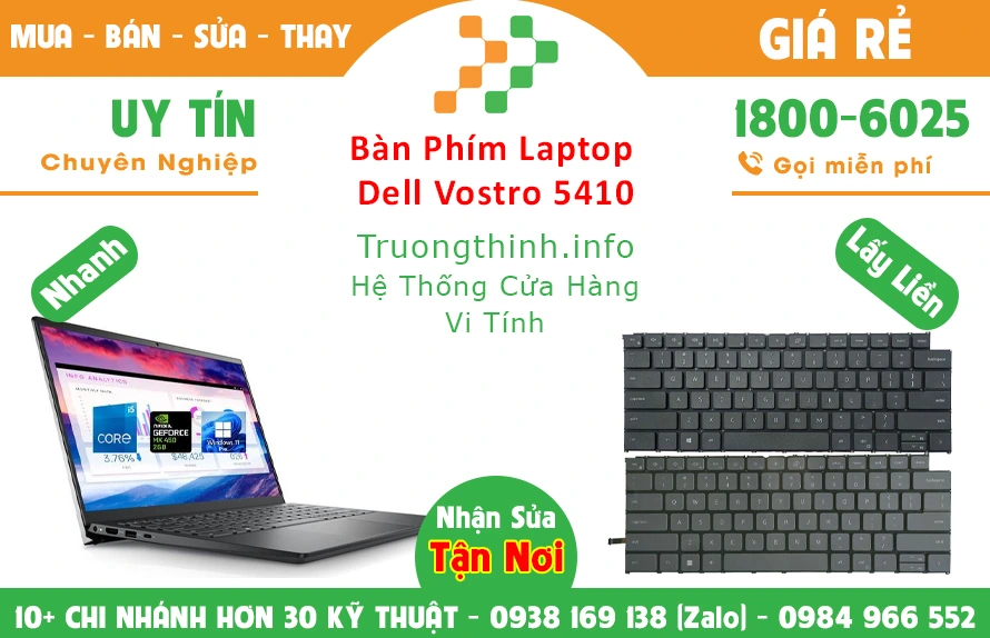 Bán Bàn Phím Laptop Dell Vostro 3 Chính Hãng Giá Rẻ