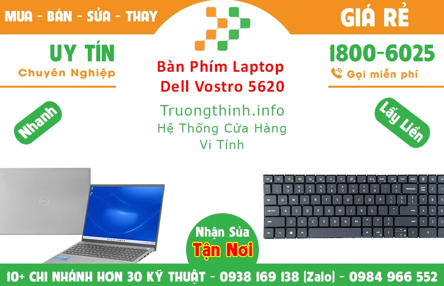 Bán Bàn Phím Laptop Dell Vostro 3 Chính Hãng Giá Rẻ