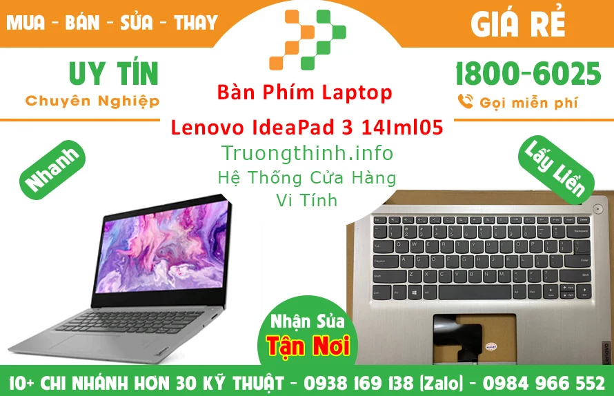 Bán Bàn Phím Laptop Lenovo Ideapad 3 Chính Hãng Giá Rẻ