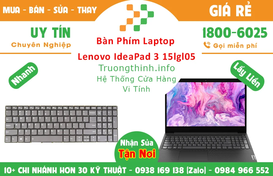 Bán Bàn Phím Laptop Lenovo Ideapad 3 Chính Hãng Giá Rẻ