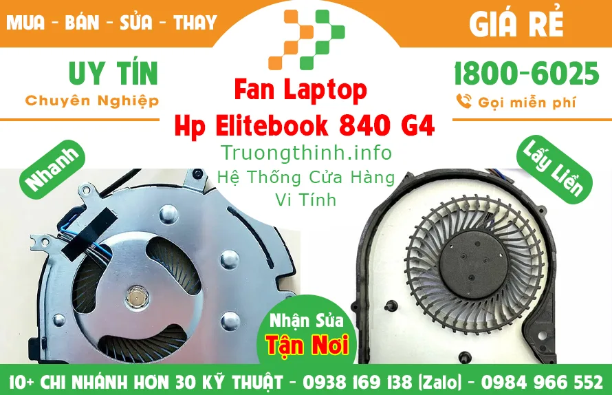 Quạt Laptop Hp Elitebook 840 G4 Giá Rẻ | Vi Tính Trường Thịnh