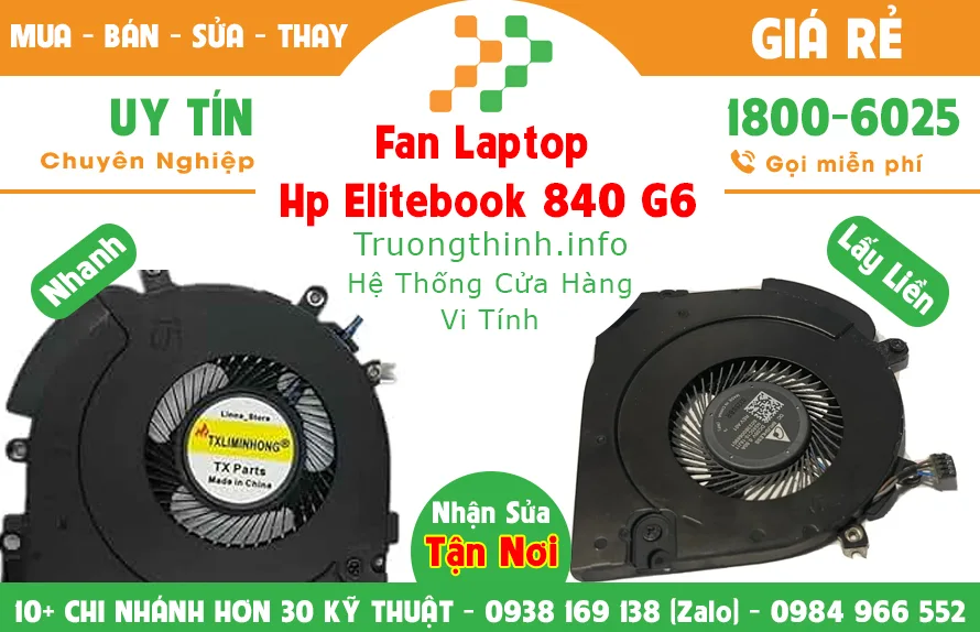 Quạt Laptop Hp Elitebook 840 G6 Giá Rẻ | Vi Tính Trường Thịnh