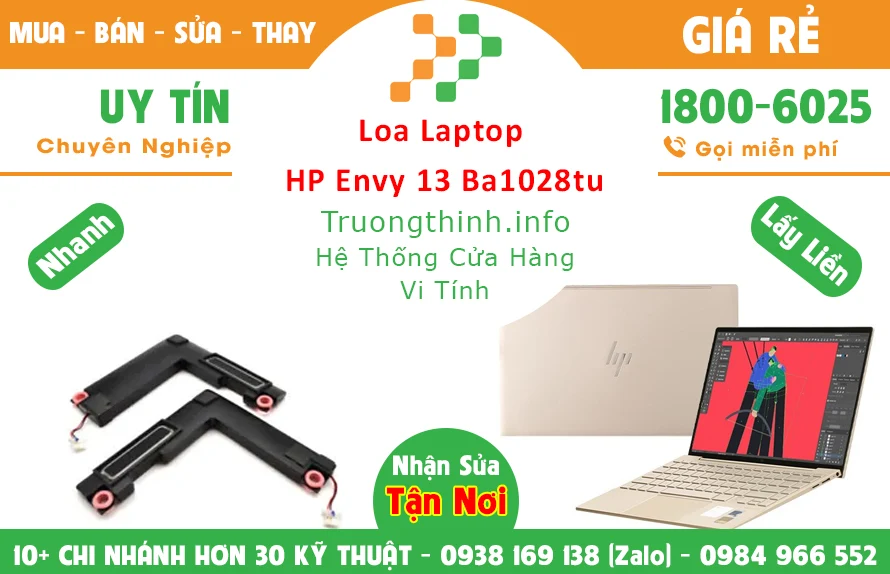 Bán Loa Laptop HP Envy 13 Ba1028tu