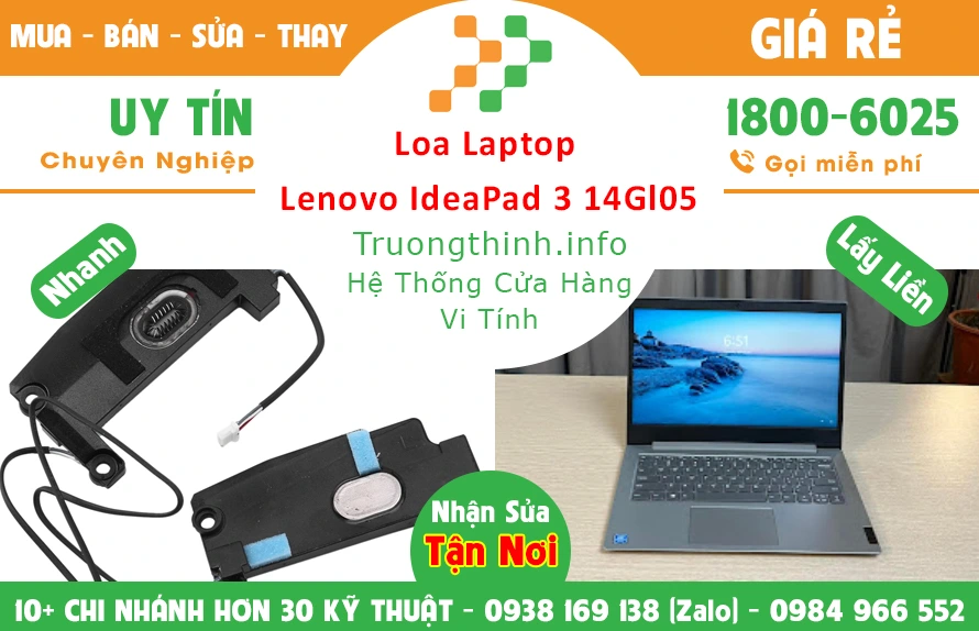 Bán Loa Laptop Lenovo Ideapad 3 14Gl05